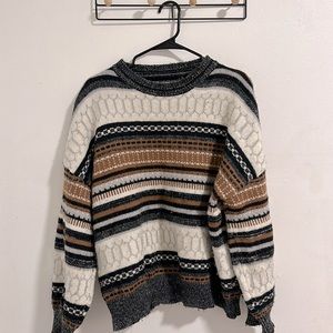 Oversized cozy sweater
